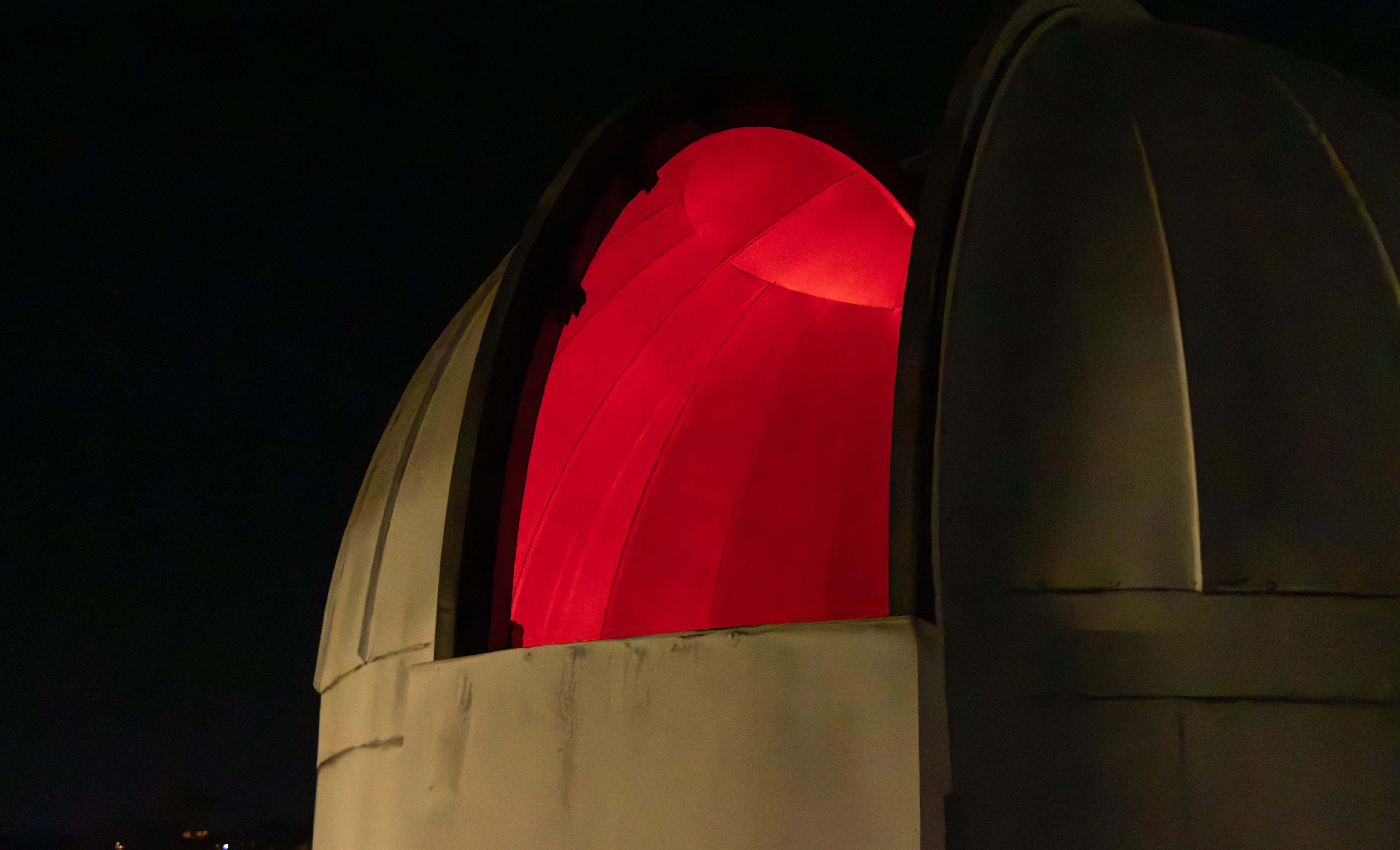 A photo of a telescope dome